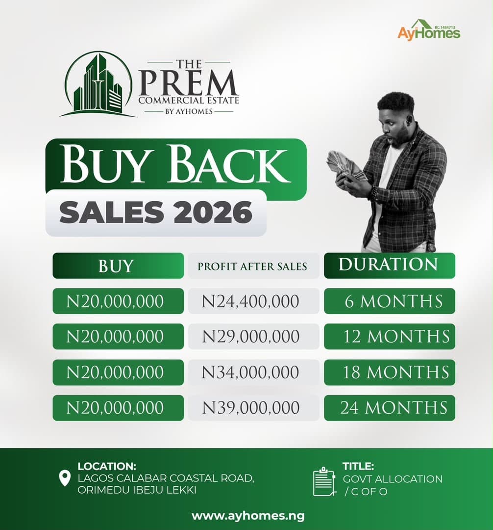 THE PREM COMMERCIAL ESTATE BUYBACK